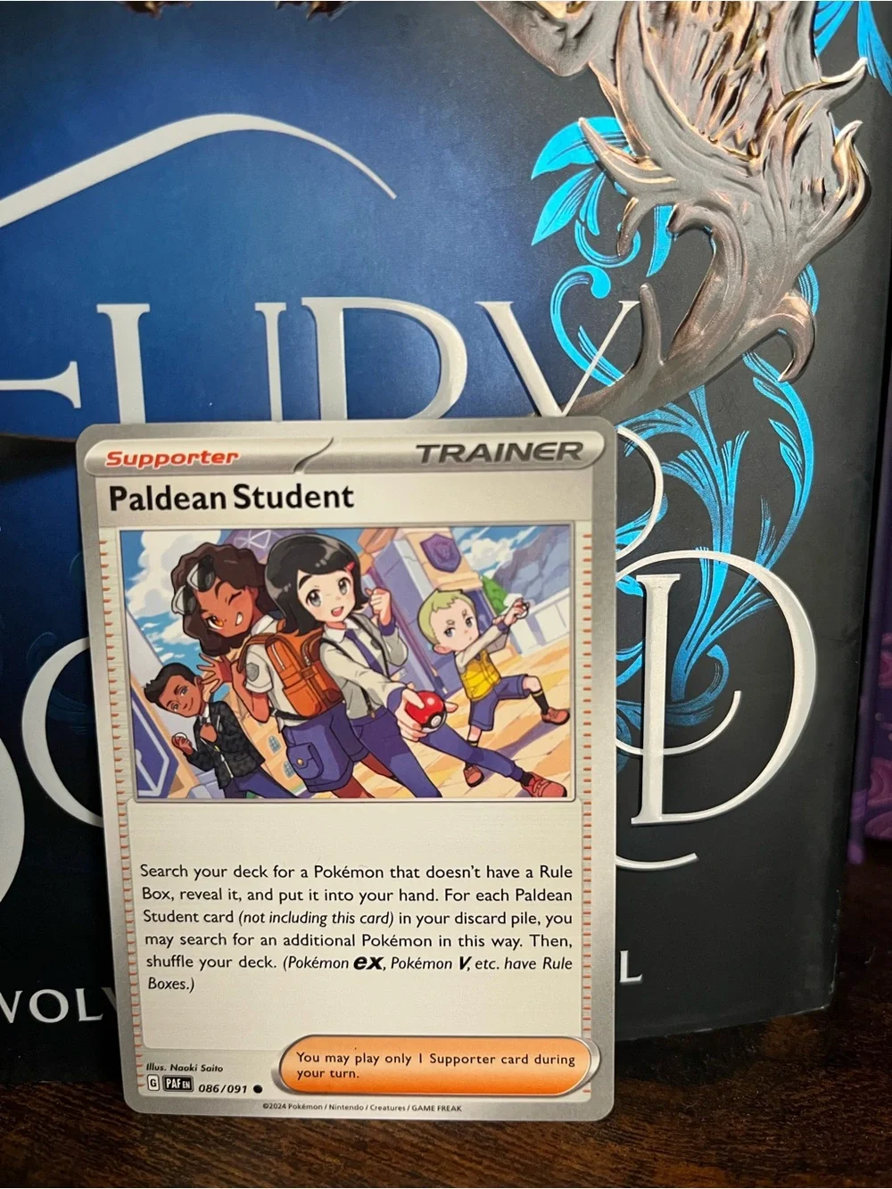 Pokemon TCG Paldean Student Trainer Card Paldean Fates 085/091